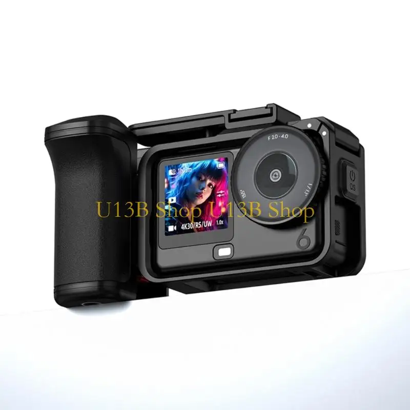 U13B Precisions Engineered Street Photography Handle for Action 6 Cameras Quick Release Technology