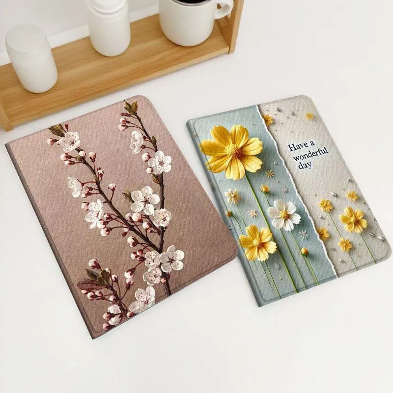 

Мягкий чехол для планшета с цветочным узором, модный и красивый, для Xiaomi Redmi Mi Poco Pad 2 5 6s 7 7s Ultra Pro Max 14 12.4 12.1 дюймов, подарок