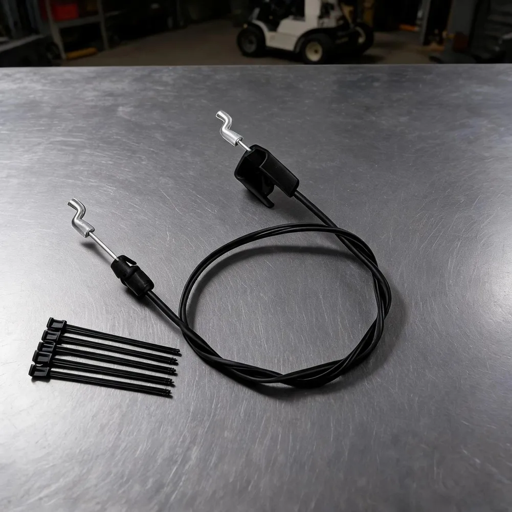 946-0957 Throttle Cable Compatible with For Troy-Bilt and For Craftsman 21 Inch Push Lawn Mowers Galvanized Steel Core