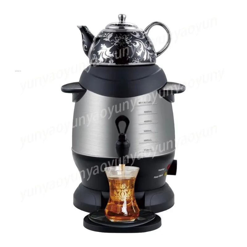 

Electric Samovar White Ceramic Enamel Electric Kettle Water Kettle Thermostat Samovar Tea Maker