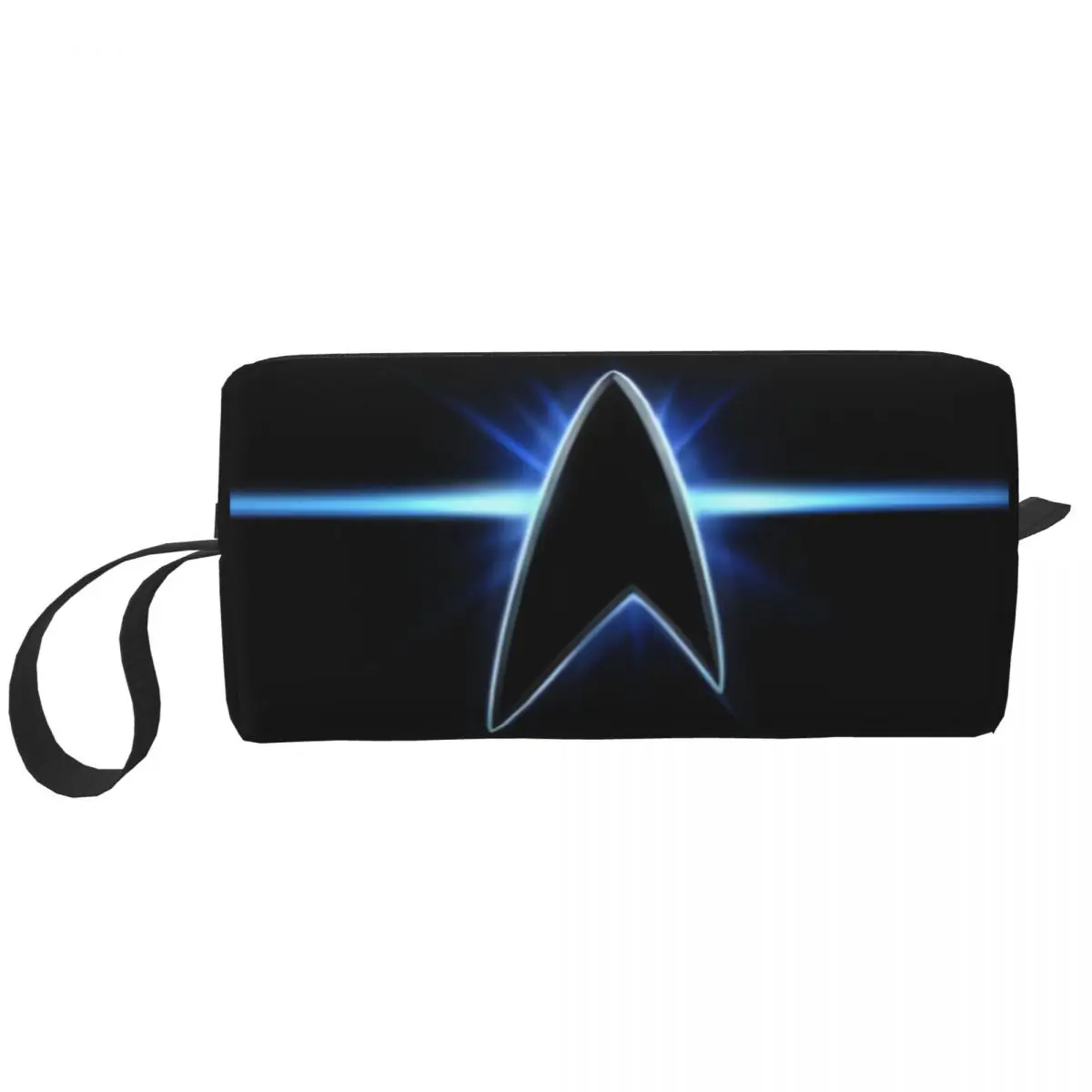 Custom Star Trek Toiletry Bag for Women Science Fiction TV Series Cosmetic Makeup Organizer Ladies Beauty Storage Dopp Kit Case