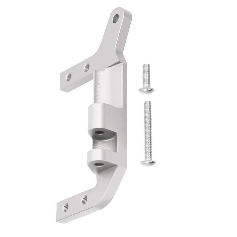 Steering Servo Mount Bracket Support Servo Mount Bracket for 1/10 Trx4 -4 Crawler RC Upgrade Parts Silver