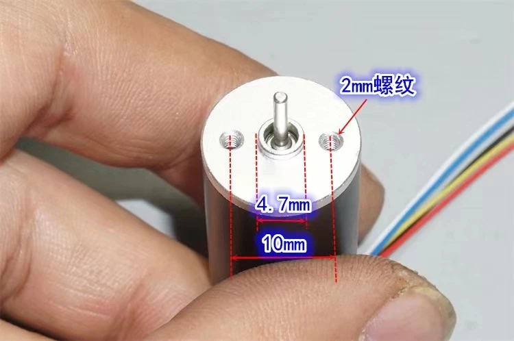 Imagem -03 - Built-in Brushless Drive 16 mm Rotor Interno Motor sem Escova 512v Bola Rolamento Precisão 1626 Motor sem Escova