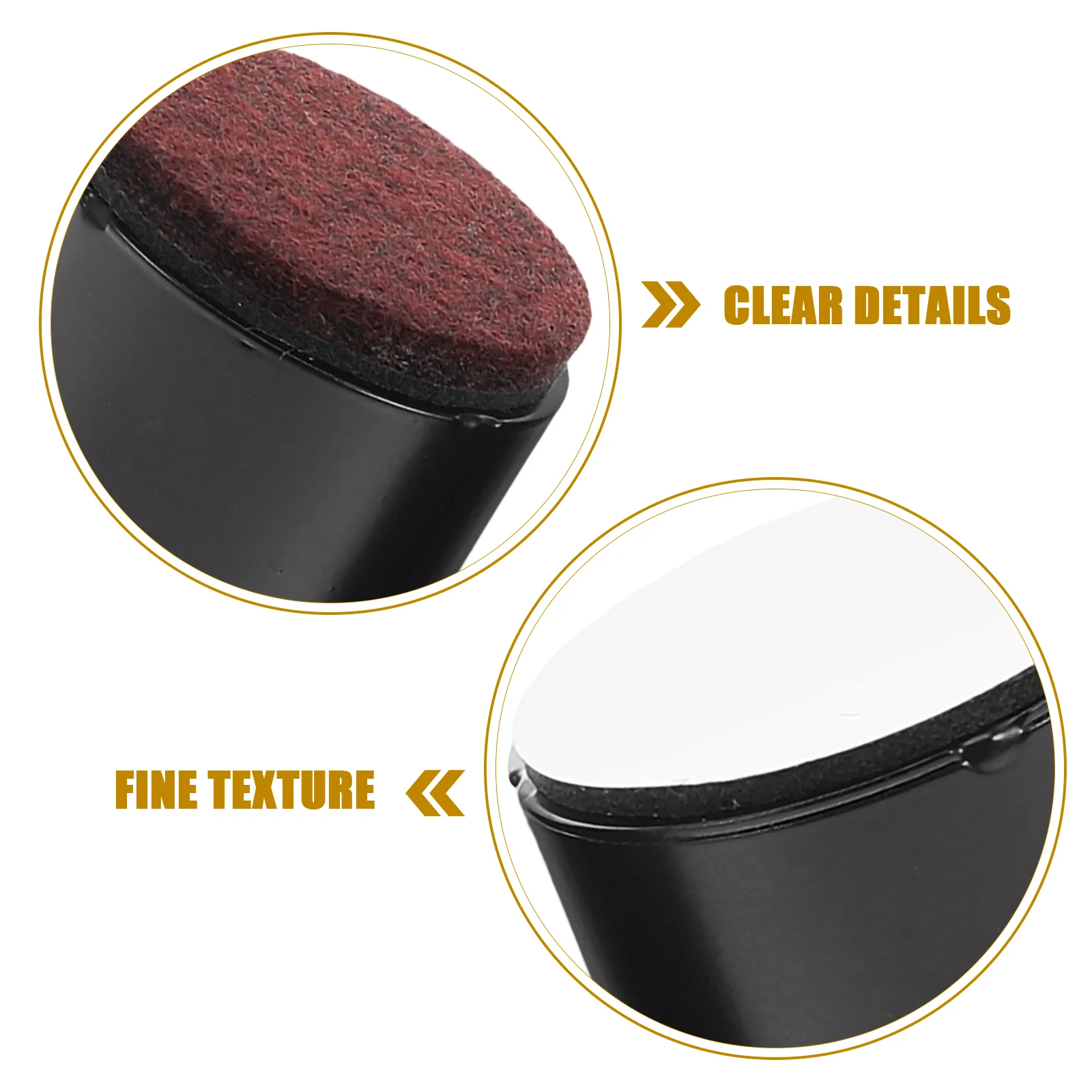 4-teiliges Möbelfuß-Booster-Pad, Tassen, Stuhl-Riser, Bett-Riser, Pads für Hartholzböden, Matte