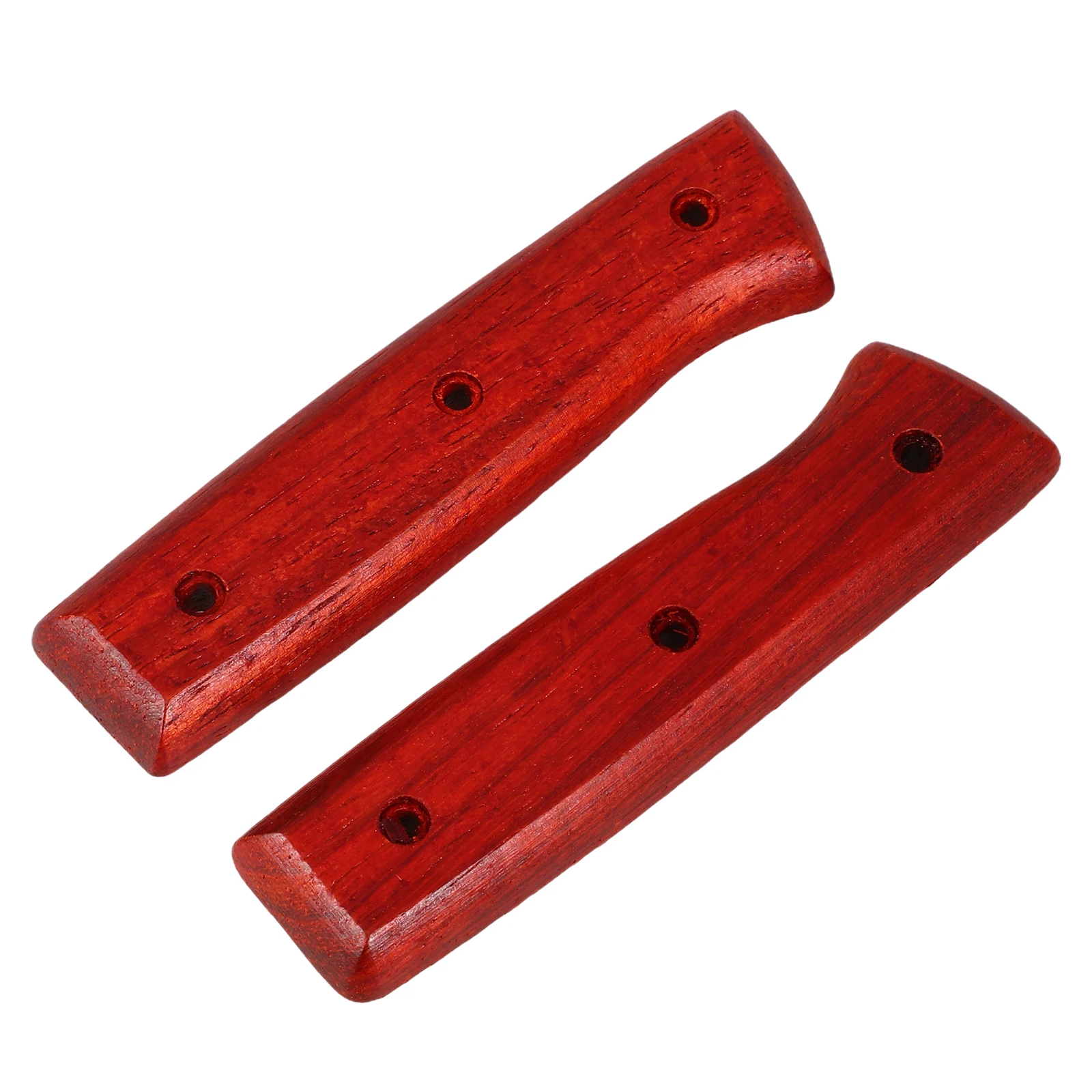 

2set Universal Wooden Knife Handle Replacement For Chef'S Kitchen Knives Heavy Duty Durable Grip Ergonomic Anti Slip Easy