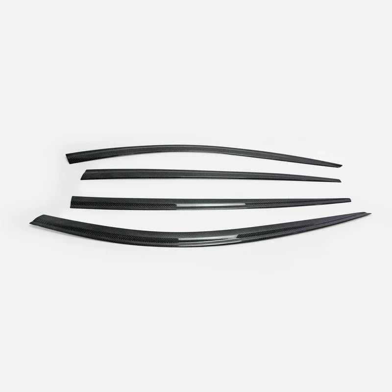 for Kia Stinger 2017 Carbon Fiber Wind Visor Deflector