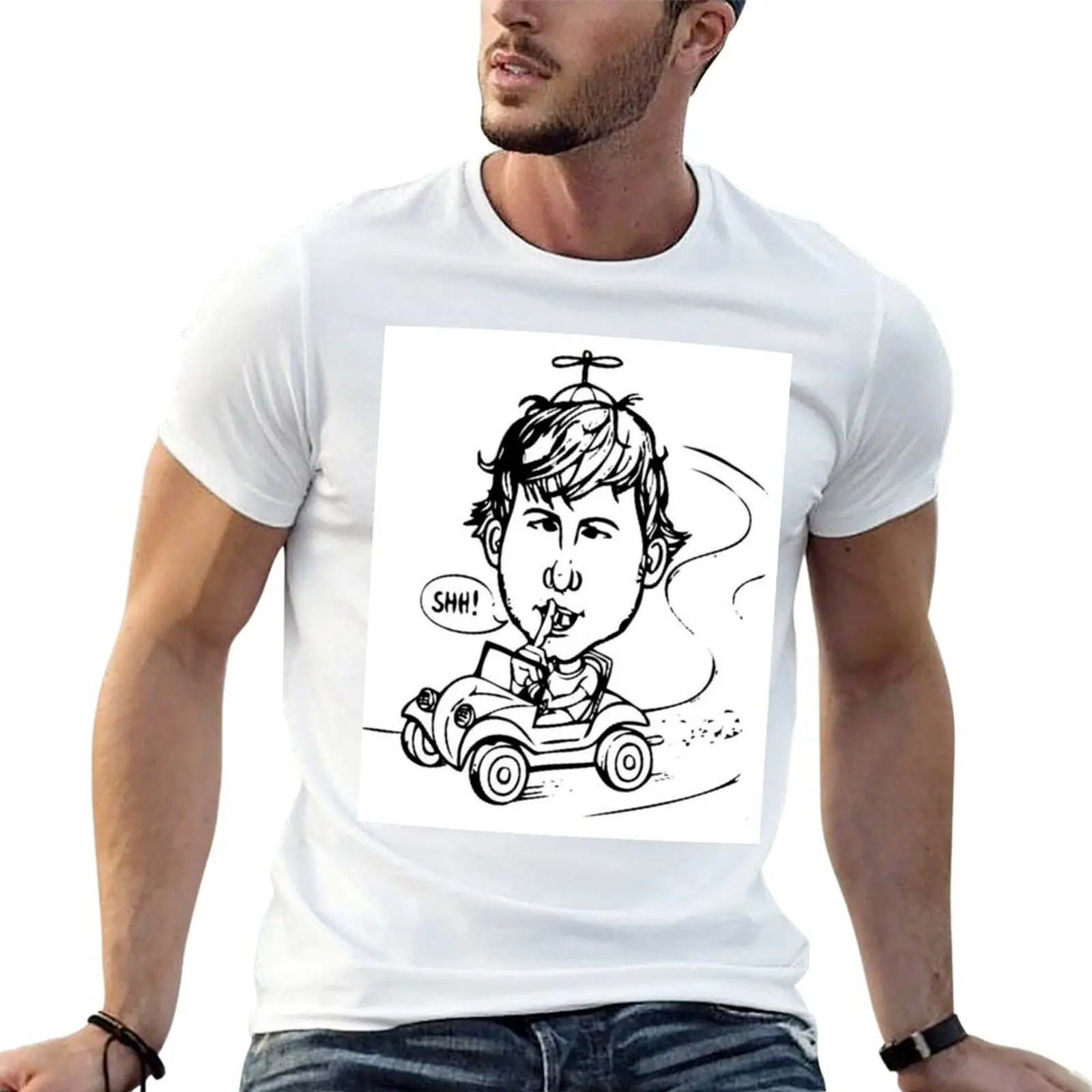 

The Shusher T-Shirt t shirts for man graphic funny funny t shirts man t shirts for man pack cotton T-shirt
