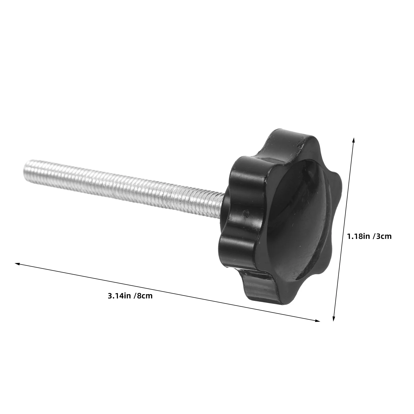 4 قطعة M6 زهر البرقوق مقبض المسمار طوقا محرك ووكر اكسسوارات كبار الاستقرار الذراع الراحة مرفق مقعد تحديد