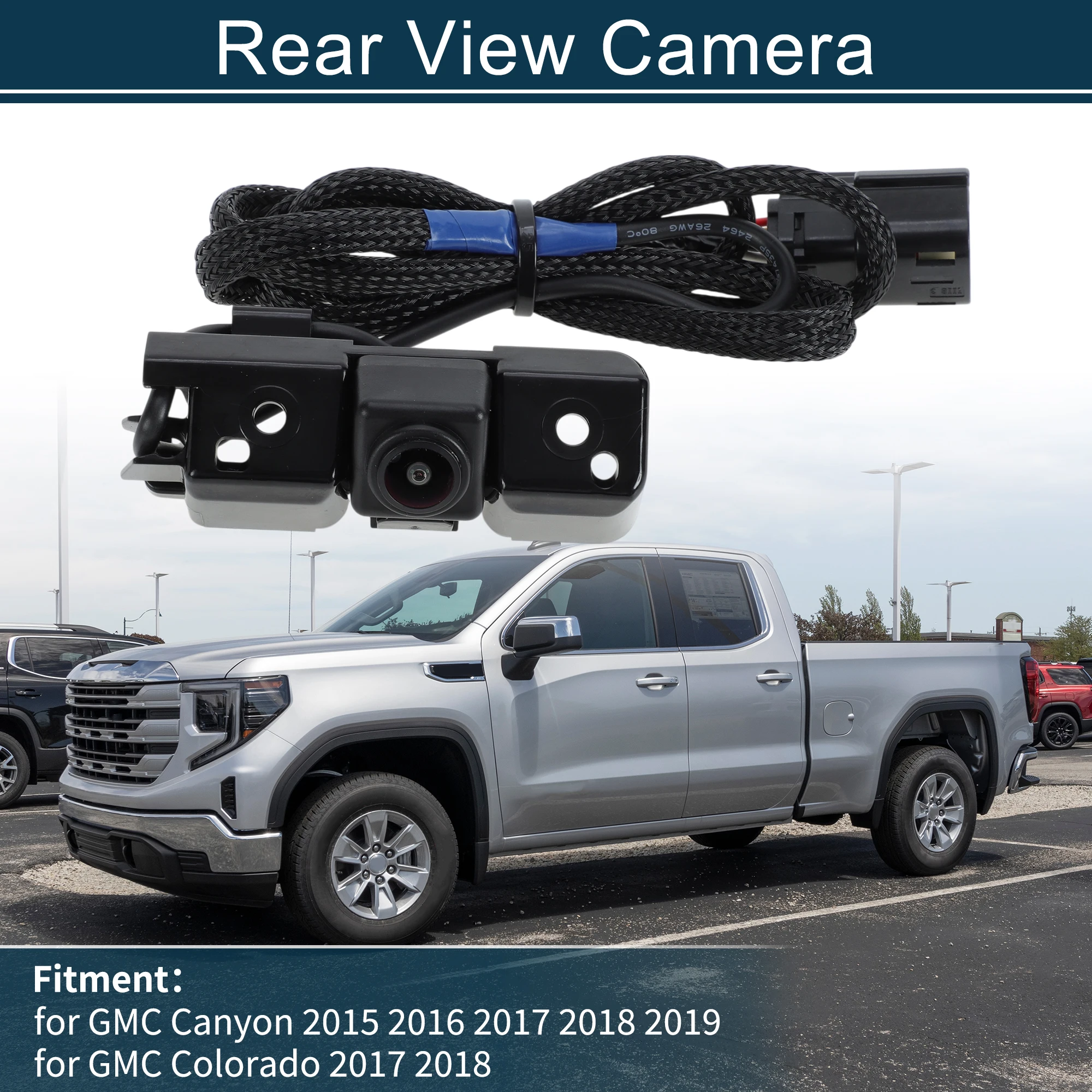 

Резервная камера заднего вида UXCELL для GMC Canyon 15-19 для GMC Colorado 17-18