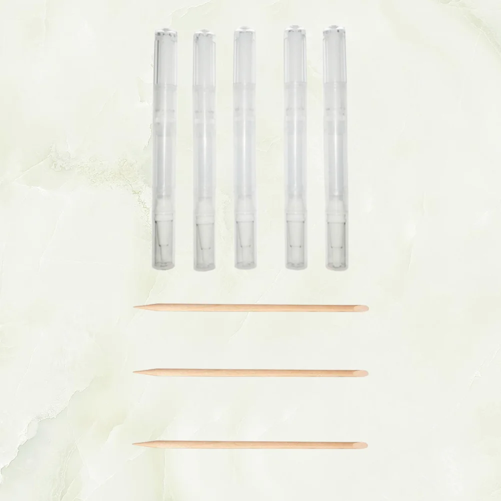 8 pçs acessórios de manicure removedor de esmalte garrafa óleo arte design ferramenta tubo vazio