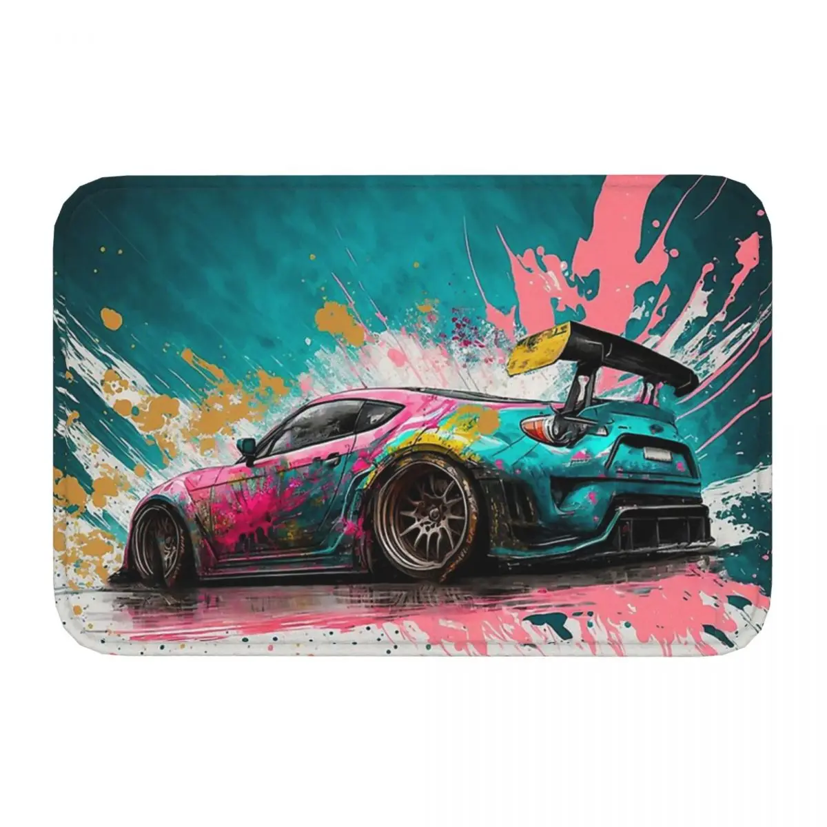 Subaru BRZ Varis Widebody Kit Non-slip Doormat Bath MatNeed for Speed Floor Carpet Entrance Door Rug Home Decor