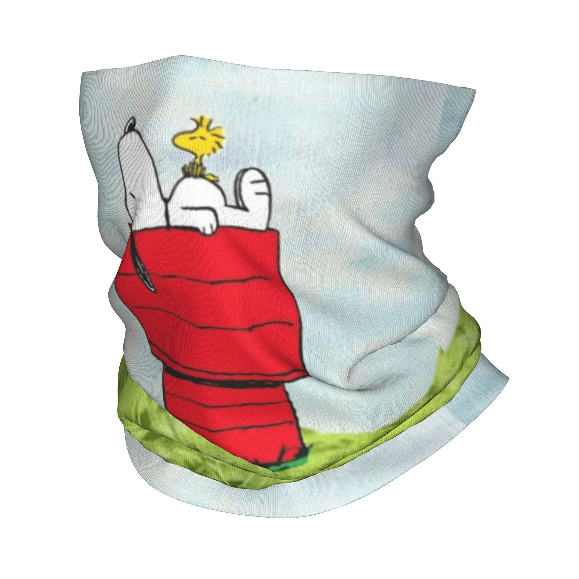 مخصص S-Snoopys باندانا الرقبة الجراب للتزلج الدراجات الرجال النساء التفاف وشاح لطيف الكرتون بالاكلافا دفئا