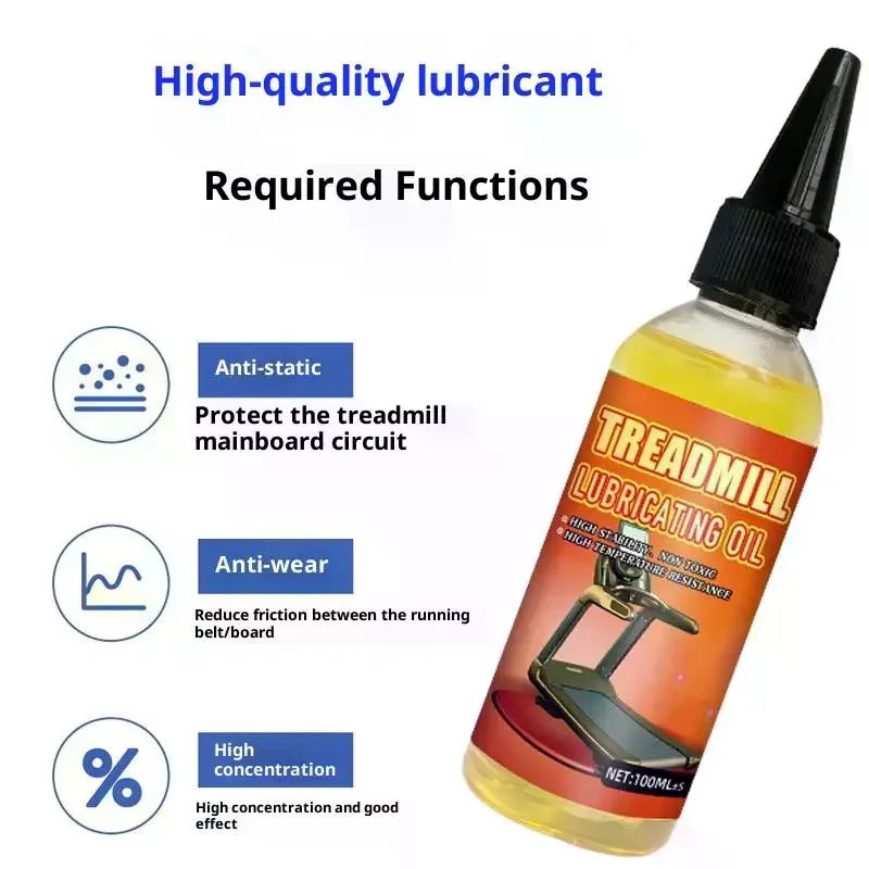 Huile lubrifiante antiadhésive pour équipement de gymnastique, accessoires de lubrification antirouille pour Machine de gymnastique, lubrifiant pour ceinture de tapis roulant, 100ml