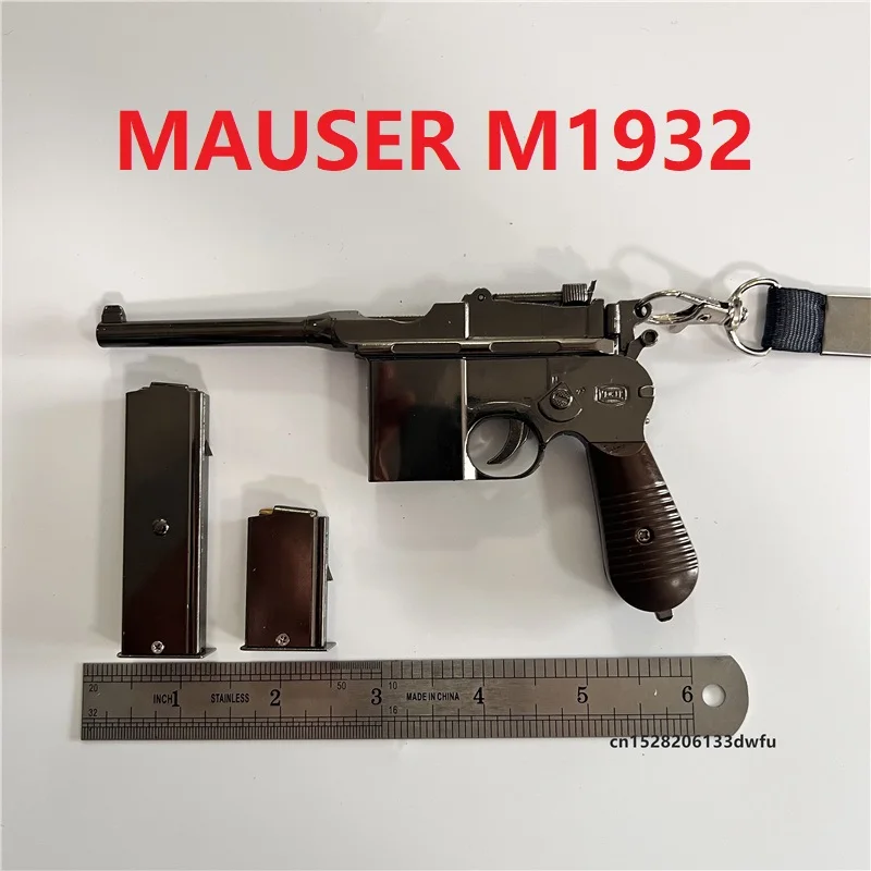 1:2.05 Metal M1911 92F M4A1 M16 AK47 AWM Desert Eagle Miniaturowy model zabawki Brelok do kluczy Prawdziwa broń Dorosłe dziecko Alloy Empire