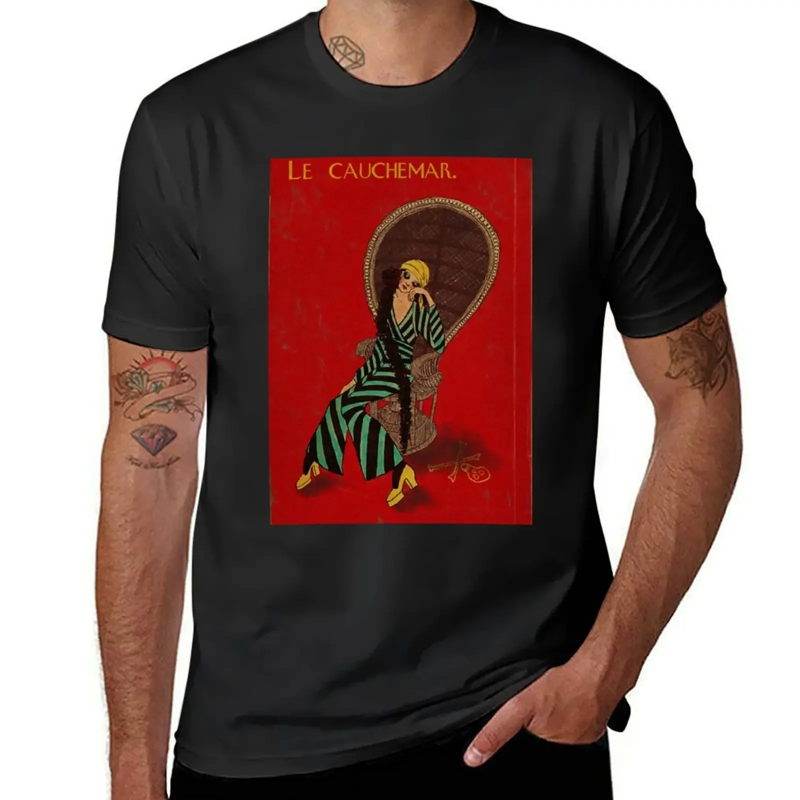 Le cauchemar: The Nightmare 1971 T-Shirt quick-drying summer top vintage t shirts shirts graphic tees mens shirts graphic tee