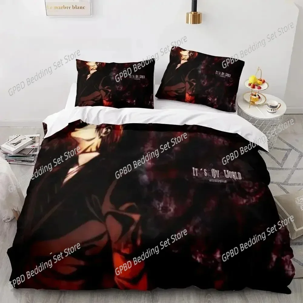 3D Print Anime Death Note Bedding Set Single Twin Full Queen King Size Bed Set Adult Kids Bedroom Duvet cover Sets Home Textiles 2