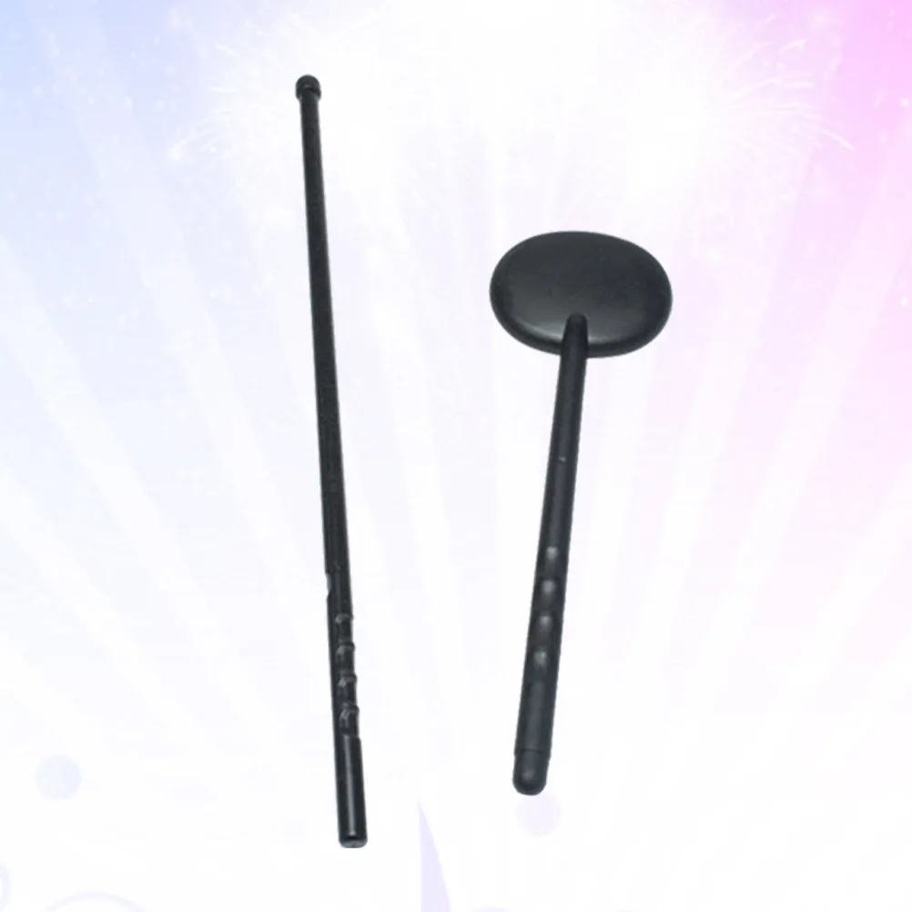 2Pcs Premium Plastic Handheld Eye Occluder Non-Slip Handle for Eye Chart Test Optometrist Tool Family School