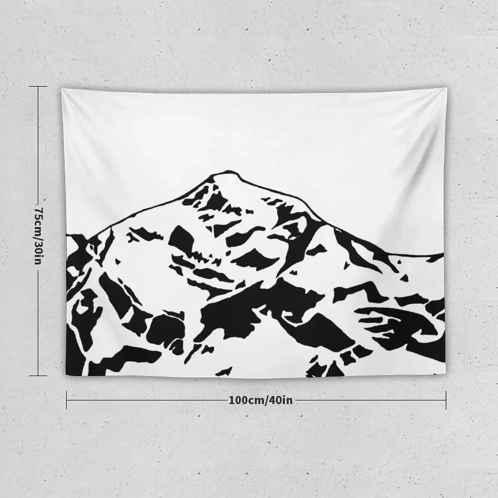 Ben Lomond Peak Ogden Tapestry For Bedroom Art Mural Kawaii Room Decor Tapestry