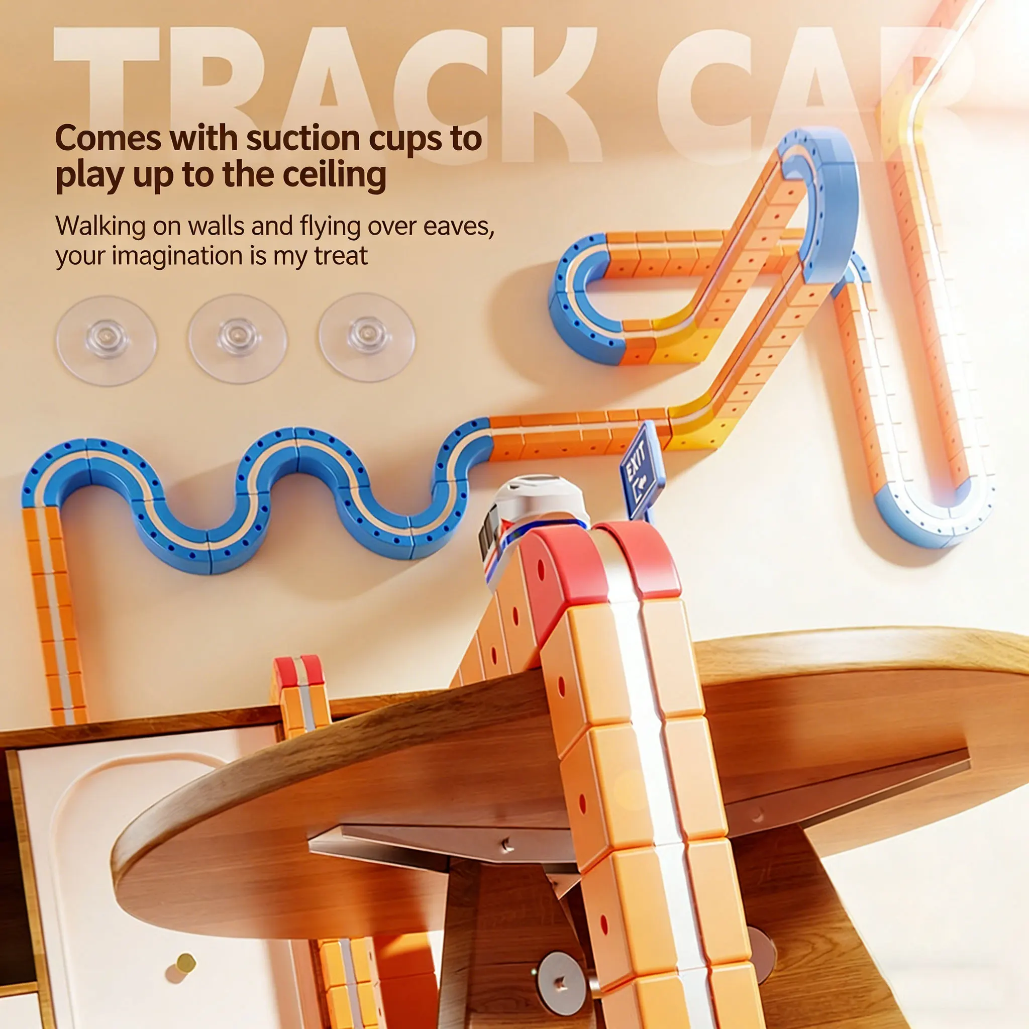 لتقوم بها بنفسك الكهربائية المغناطيسي المسار سيارة قطار اللبنات مدينة الطريق تجميع لعبة تعليمية هدية للأطفال الأطفال