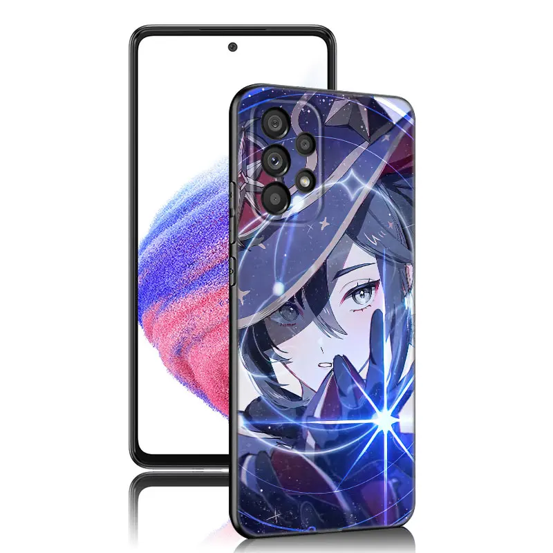 Anime Genshin Impact Phone Case For Samsung Galaxy A21 A30 A50 A52 S A13 A22 A32 4G A33 A53 A73 5G A12 A23 A31 A51 A70 A71 A72