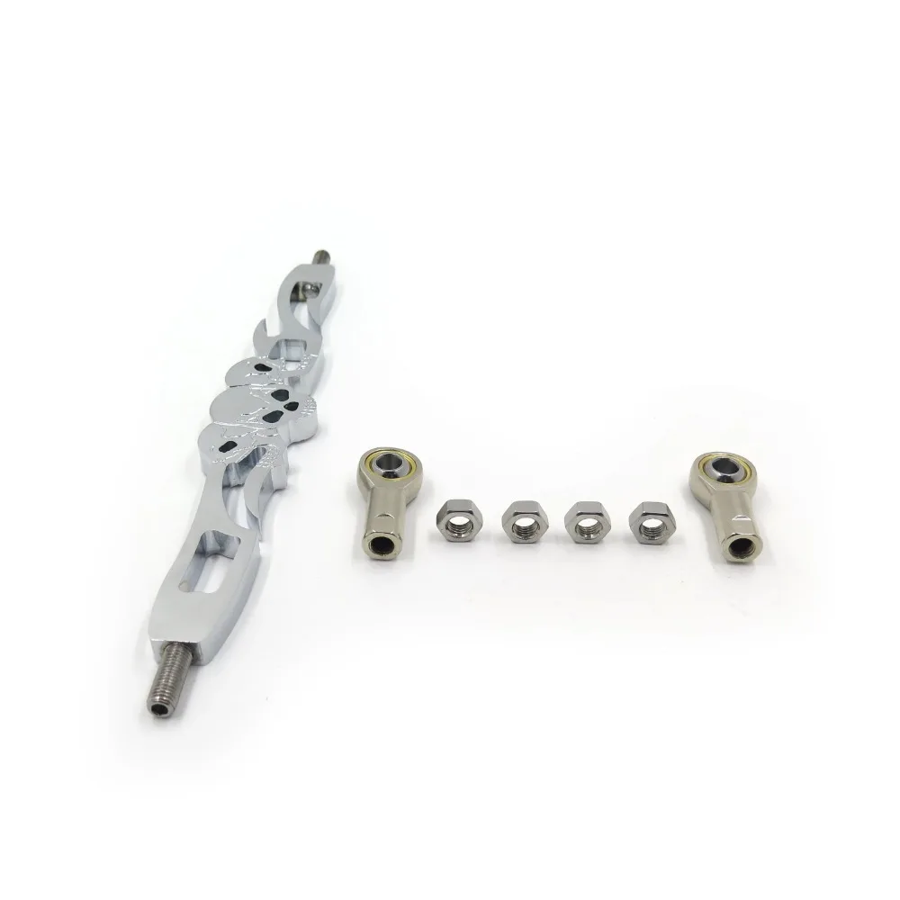 Motorcycle Parts for Harley Davidson Softail FXDWG Dyna Wide Glide CHROME Skull Shift Linkage