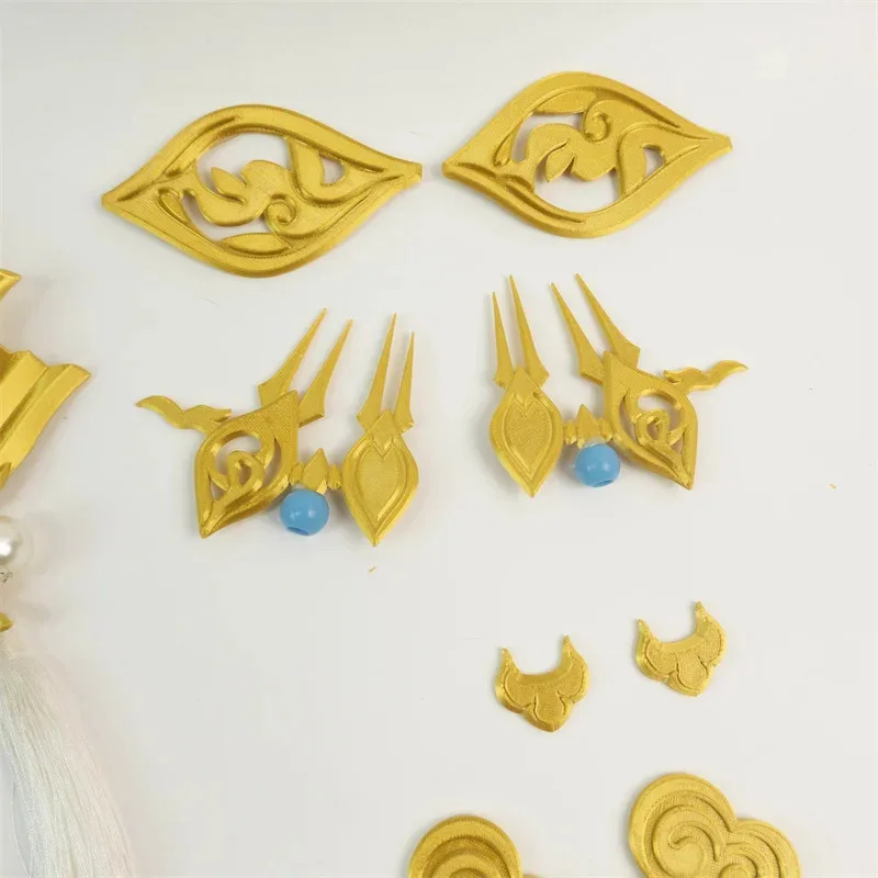 2025 yiyi 1 Set Game Honkai: Star Rail Tingyun تأثيري الملابس والاكسسوارات أغطية الرأس الدعائم