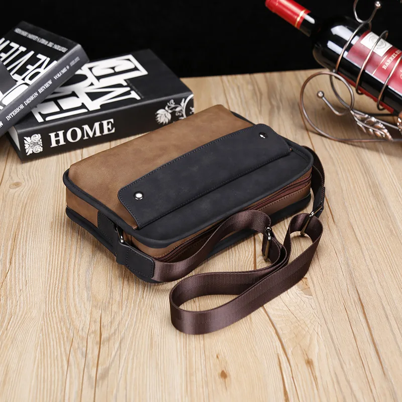 Fashion New Men\'s Shoulder Bag PU Leather Male Sling Cross Bag Travel Handbag Phone Pack bolsos de hombro сумка мужская