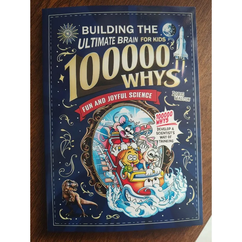 Fun Science Handbook 100,000 Why Children's Popular Science Knowledge Notebook Cartoon Illustration Learning
