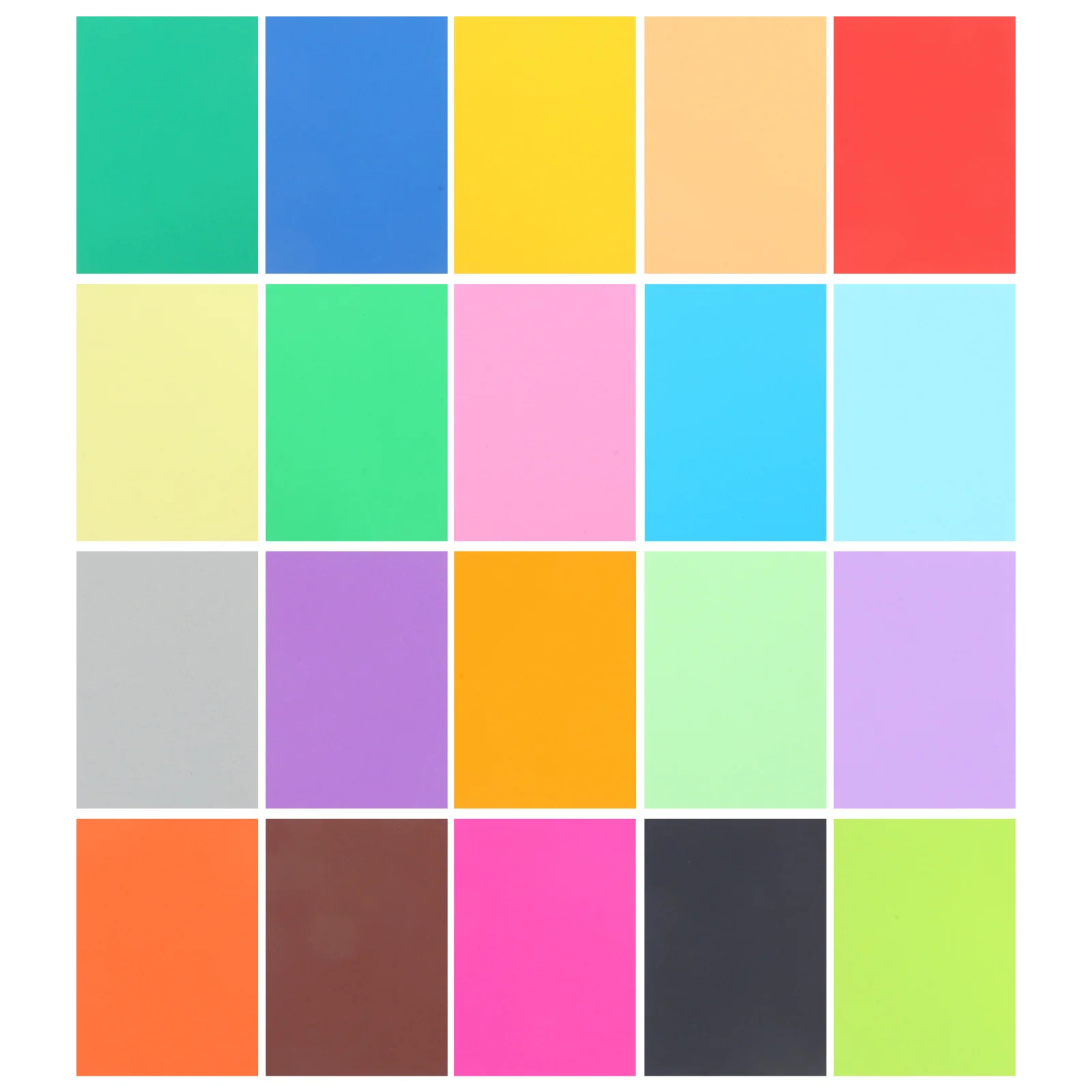 100 قطعة من ورق اوريغامي الملون، أوراق حرفية صديقة للمبتدئين لسجل القصاصات، مشاريع فنية ذاتية الصنع، ورق أوريغامي متعدد الألوان