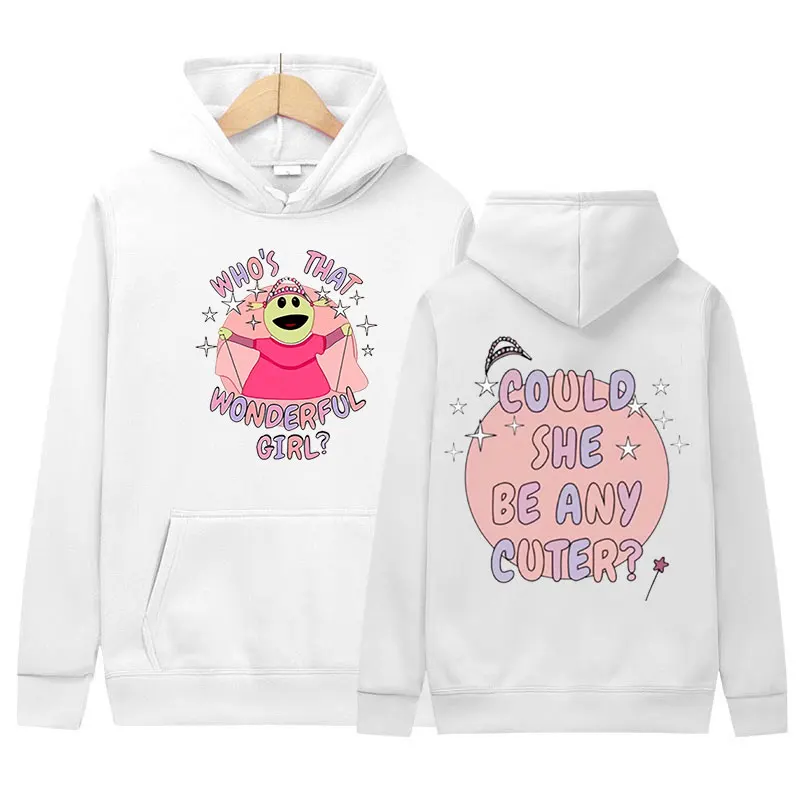 Hot 2023 Nanalan Who's That Wonderful Hoodie Men Women Kawaii Long Sleeve Pullover Sweatshirts Casual Clothing Oversized Hoodies