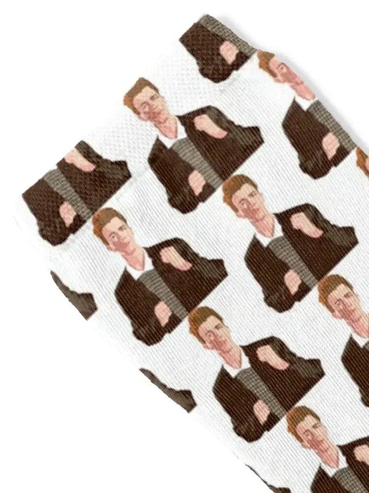 Rick Roll Socks sports and leisure Stockings funny gift Toe sports Men's Socks Women's