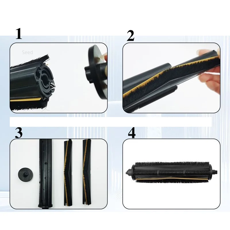 فرشاة قص الشعر الأصلية Dreame X40 Ultra L10s Pro Ultra Heat L30 Ultra L20 Ultra ملحقات استبدال فرشاة الأسطوانة الرئيسية