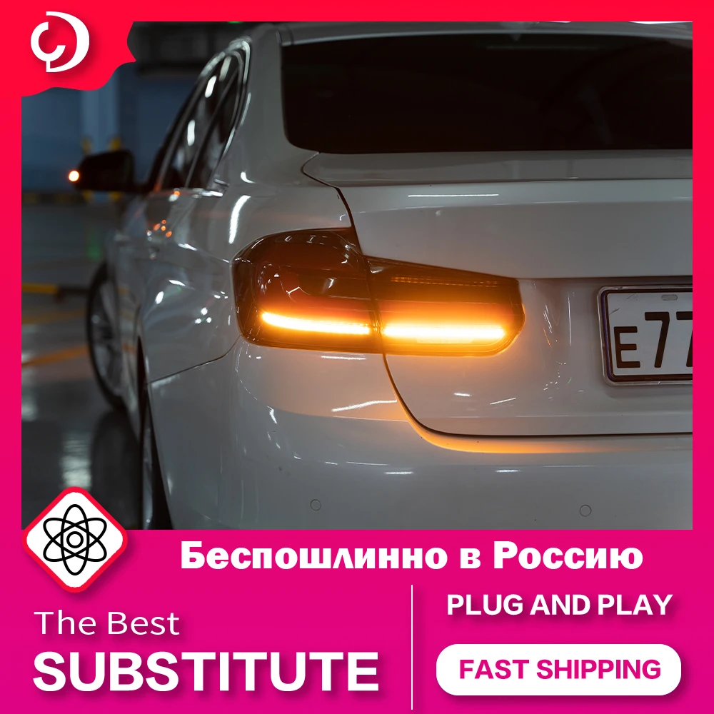 Tylne światła do stylizacji samochodu AKD do F30 F35 3 serii 2013-2019 tylne światło ledowe ulepszenie tylnego akcesoria oświetleniowe hamulca