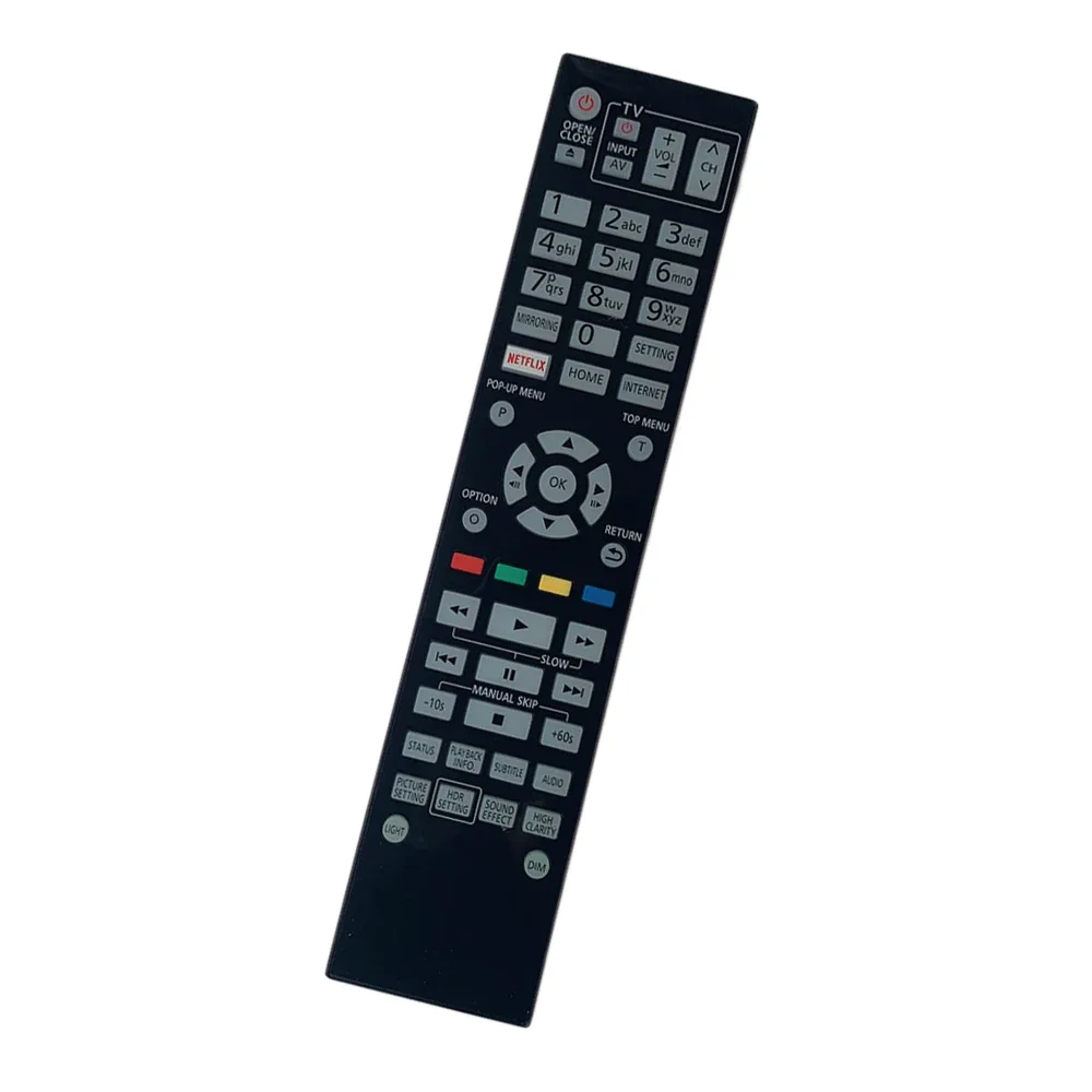 

New Remote Control For Panasonic N2QAYA000172 DPUB9000EBK DP-UB9000EBK DPUB9000EGK Blu-ray Players