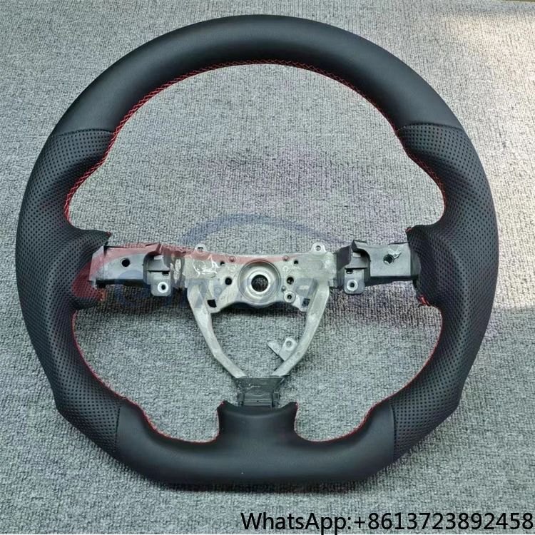 

For Peugeot 207 308 RCZ Carbon Fiber Steering Wheel LED Light Leather alcantara Suede Forge RPM