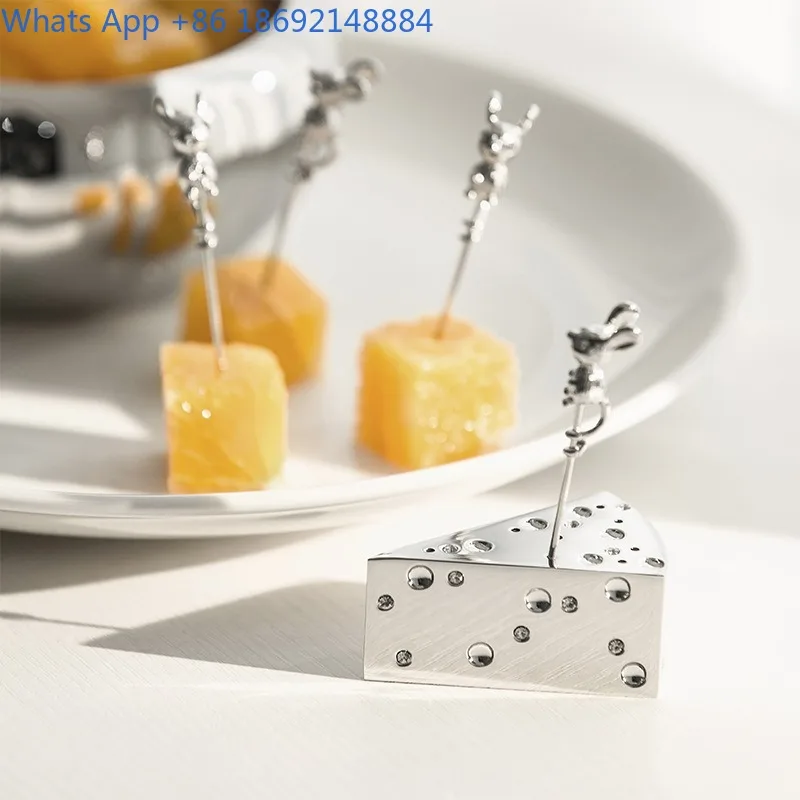 

Металлический светильник, роскошный домашний скандинавский милый фруктовый вилка, украшение, орнамент, выбор фруктов, креативный