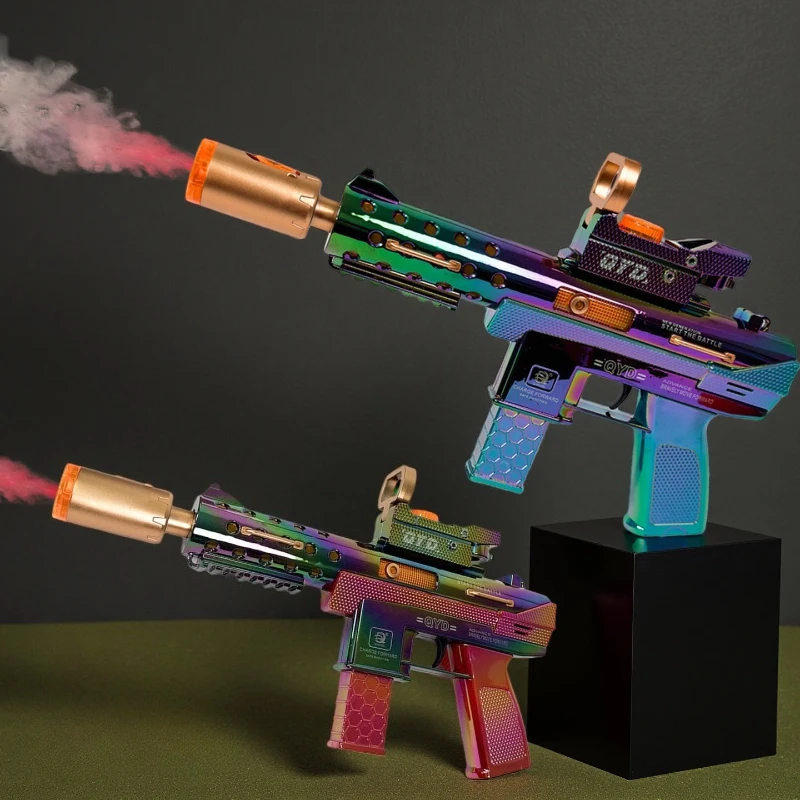 

Kids Electric Gun Toy Simulated Spray Sound Light Gun Toys Realistic Spray Gun Electric Toy Outdoor Spray Vibration Gun Toys
