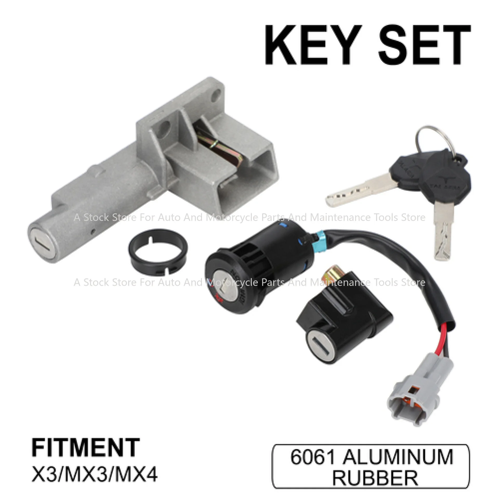 Suitable for TALARIA X3/MX3/MX4 Electric Motorcycle Aluminum Alloy Lock Modification Accessories