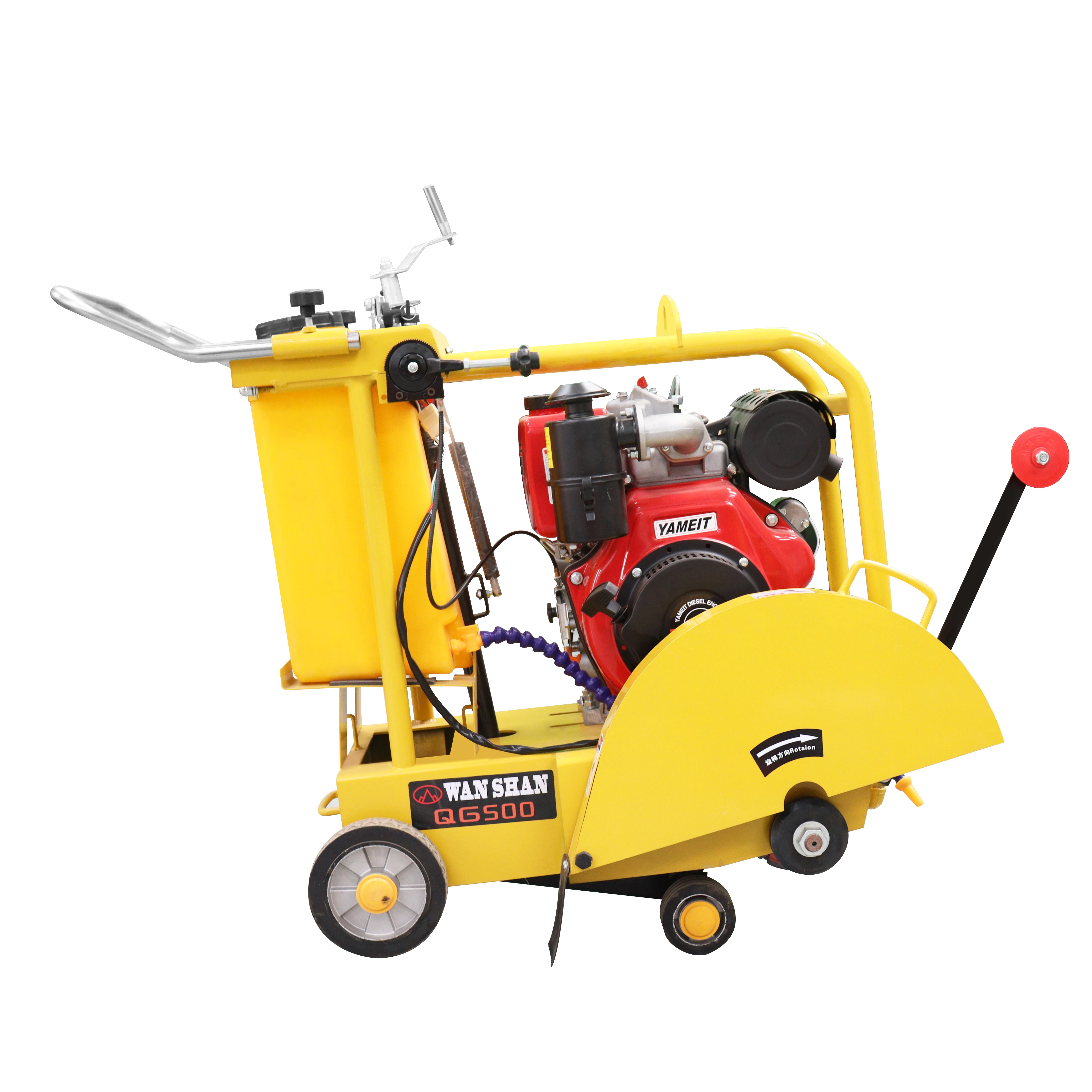 . آلة قطع الطرق، صيانة سهلة، كفاءة القطع، المشي خلف قواطع الطاقة الخرسانية