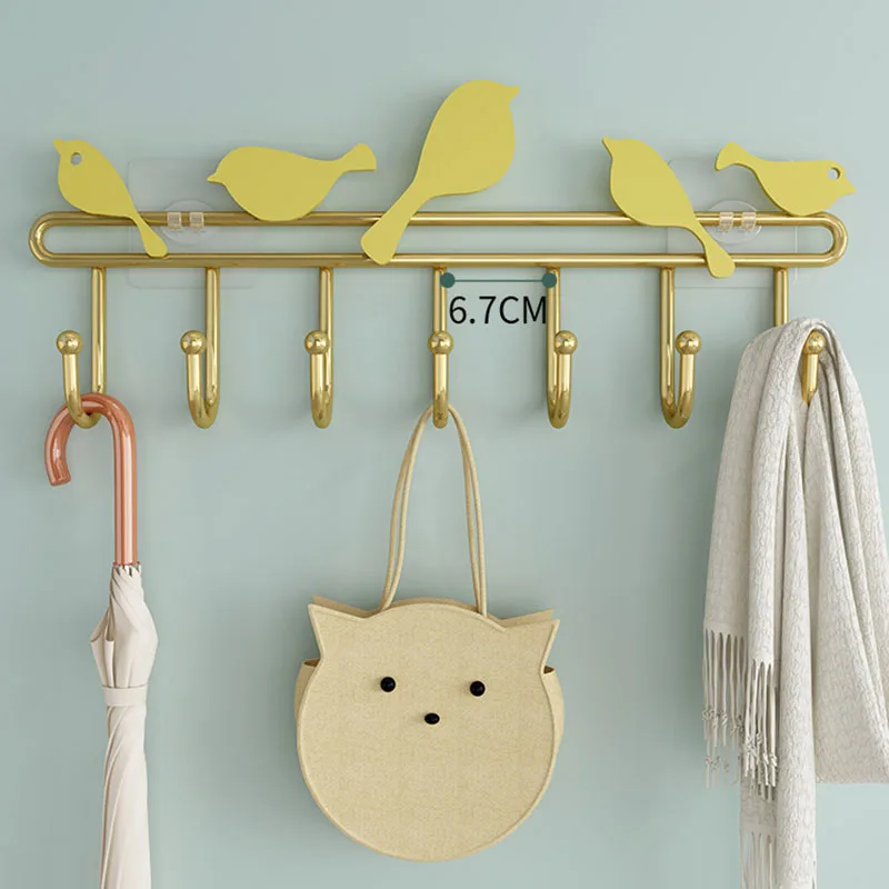 Strong Adhesive Over Door Hooks Damage Free Hanger Holder Clothes Organizer Bedroom Kitchen Bathroom Storage Space Saving Mount
