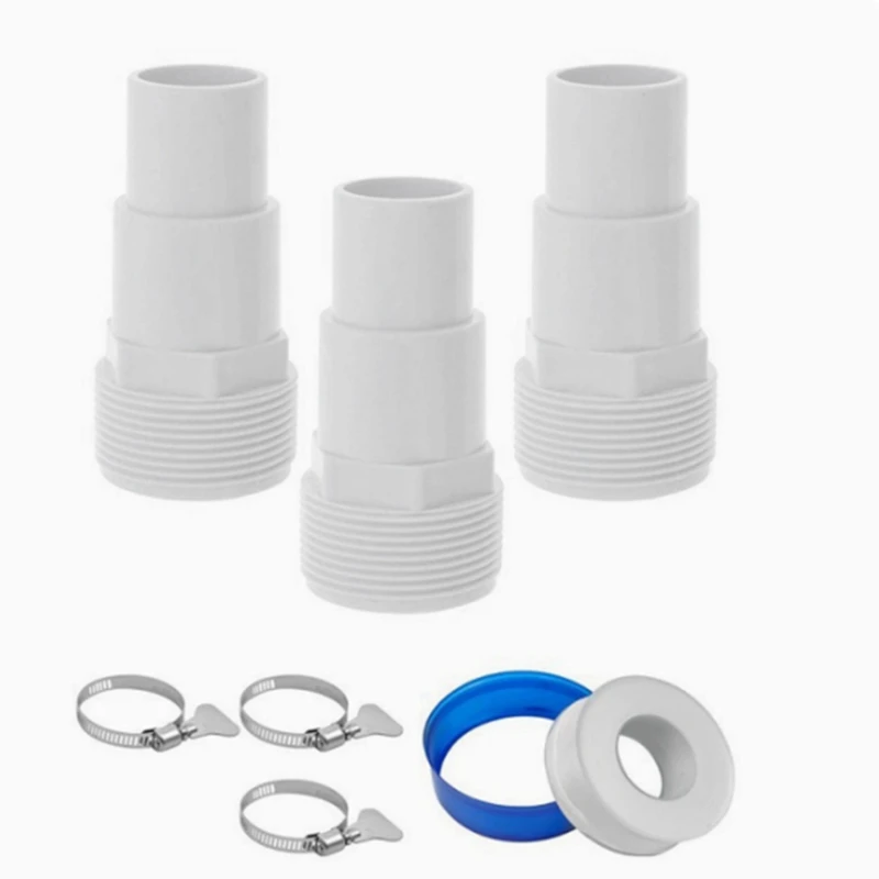 

Threaded Hose Fittings Connector 1.25In 1.5In Pool Filter Pump Hose Adapter Equipment For Hayward SPX1091Z4