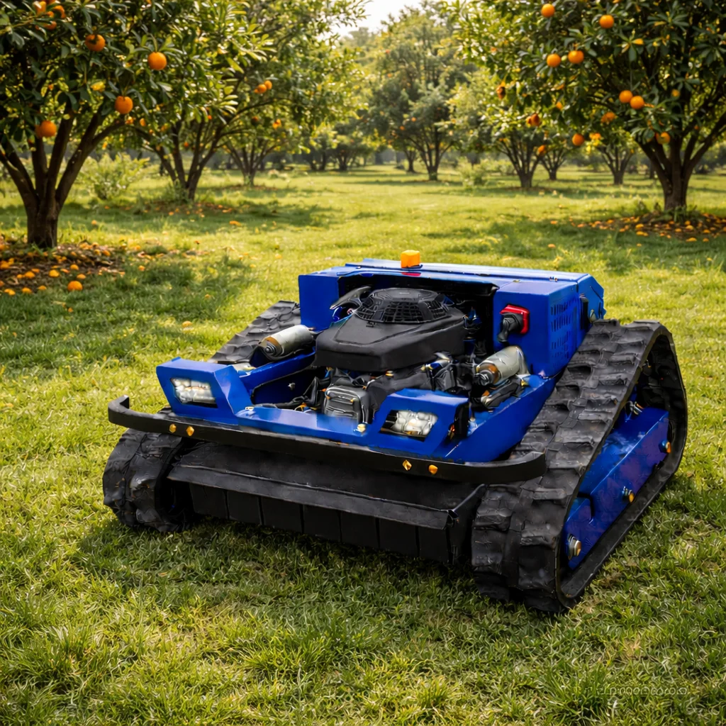 

Индивидуальная новая модернизированная сверхмощная гусеничная газонокосилка - ширина резки 550 мм, профессиональный класс для сельскохозяйственной прополки