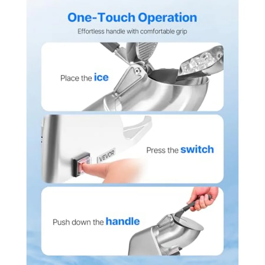 stainless steel ice crusher body