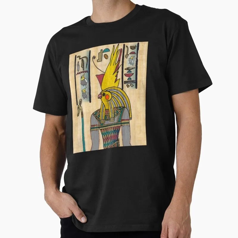 horus cockatiel Funny Parrot Gift T-shirt for Birds Lover Short Sleeve Graphic Clothes All Size Tops S-6XL