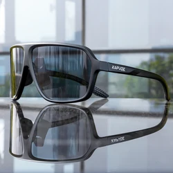 Kapvoe NEW Photochromic Cycling Glasses UV400 Protective Clear Shooting Safety Glasses for Men Women Outdoor Sports Sunglasses