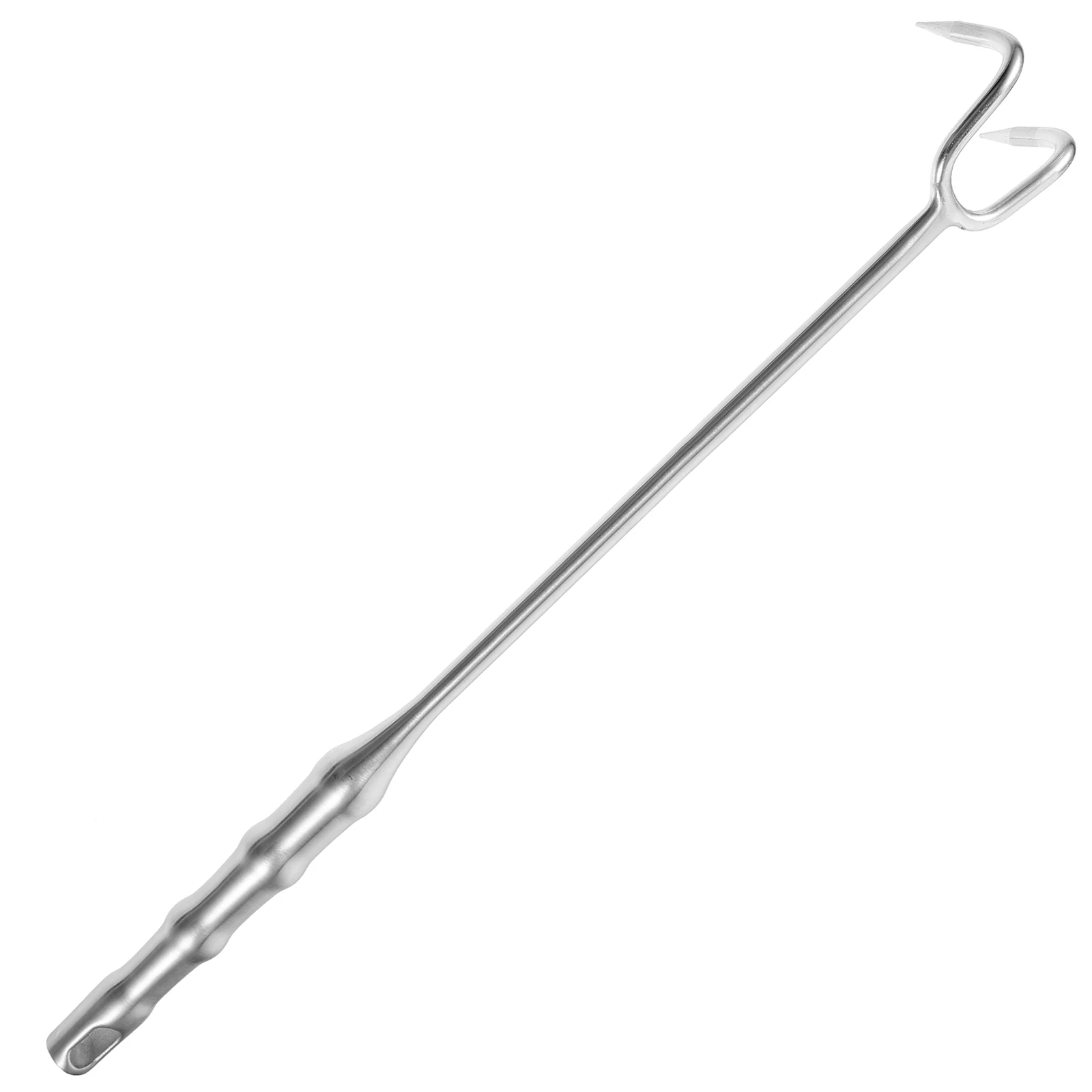 

Stainless Steel Meat Hook Hooks Barbecue Flipper Butcher Slotted Turner Spatula