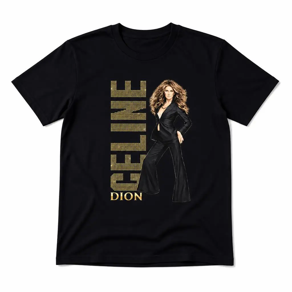 2026 Music Celebration Celines Dions Comeback Men T Shirt 100% Cotton Clothing Fun Short Sleeve Tee Gift T-Shirts