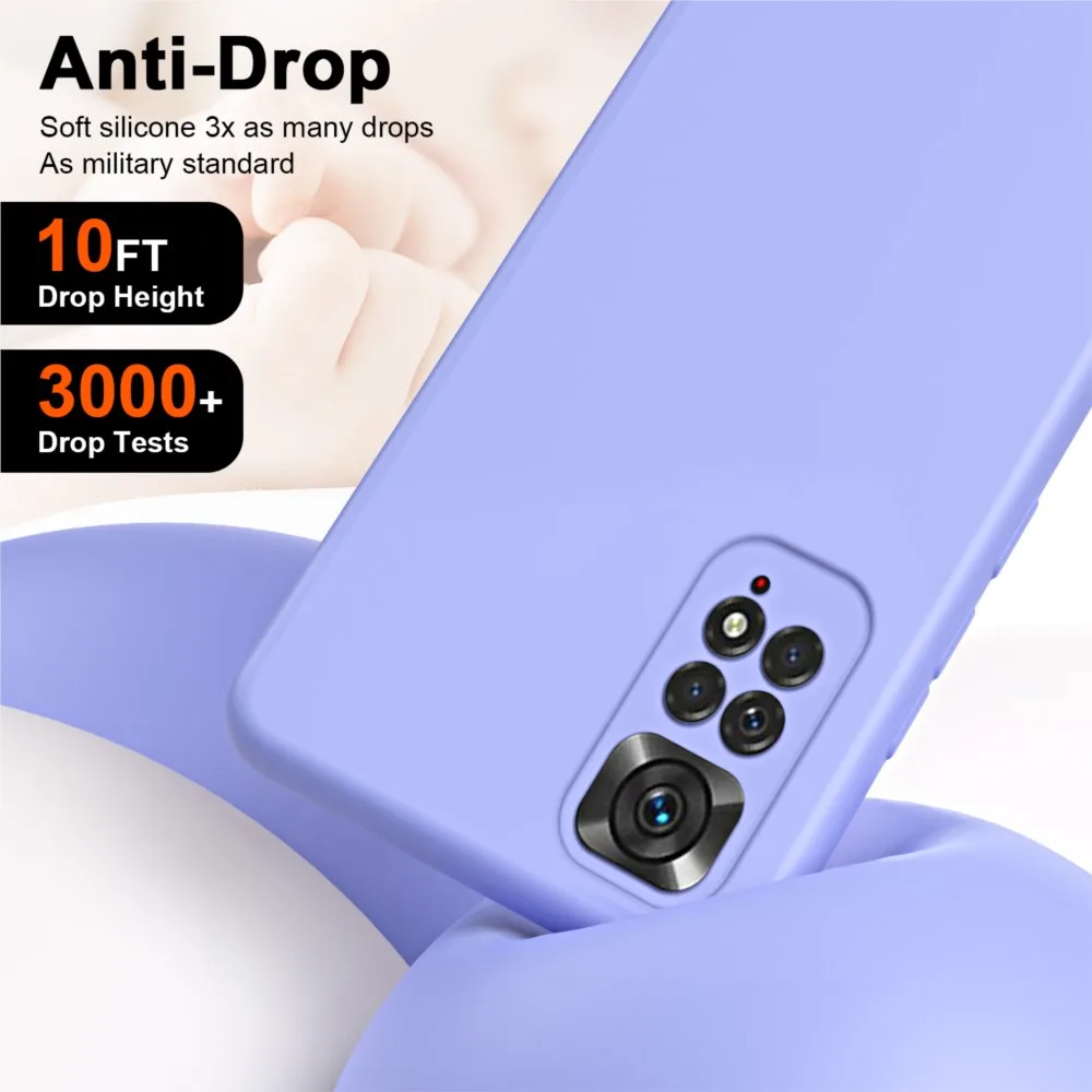 Original Phone Case for Xiaomi Redmi Note12 Pro 4G Liquid Silicone Fundas Redmi Note 12 Pro Soft Luxury Shockproof Cover Cases view 3