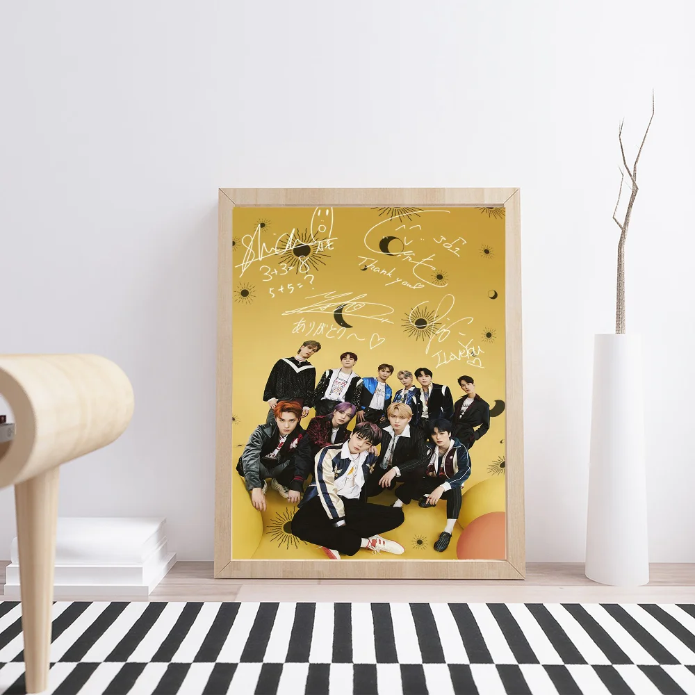 J-JO1 Where Do We Go Concept Classic Vintage Posters Decoracion Painting Wall Art White Kraft Paper Kawaii Room Decor