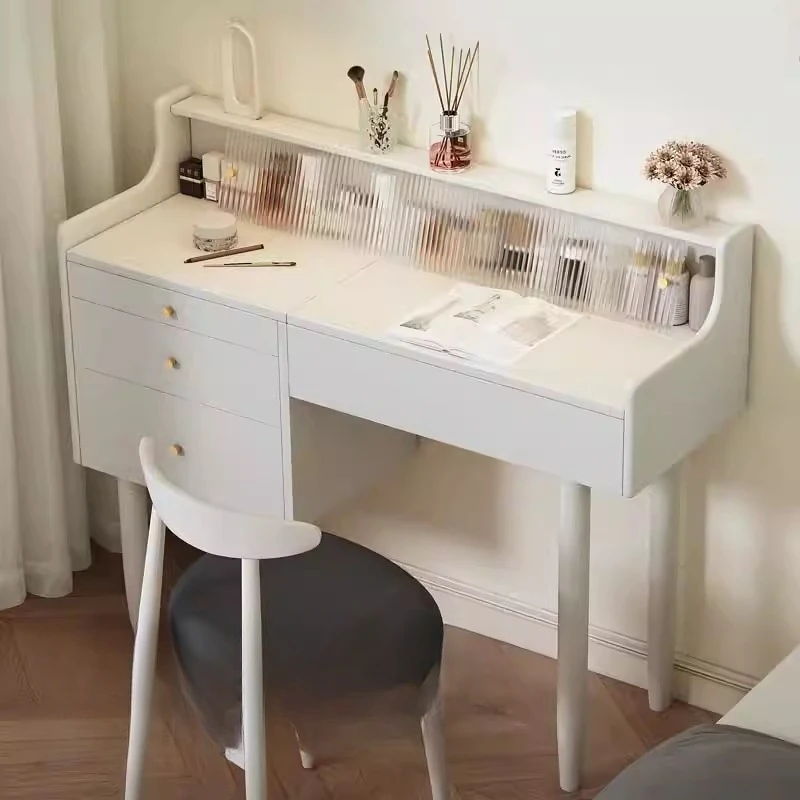 

Simple Modern Dressing Table Girls Apartment Bedroom Wooden Dressing Table Ornaments Mirror Tocadores Para Maquillaje Furnitures